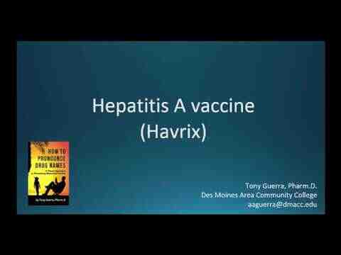 Quel est le vaccin Havrix ?