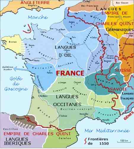 Où a été créé le français ?
