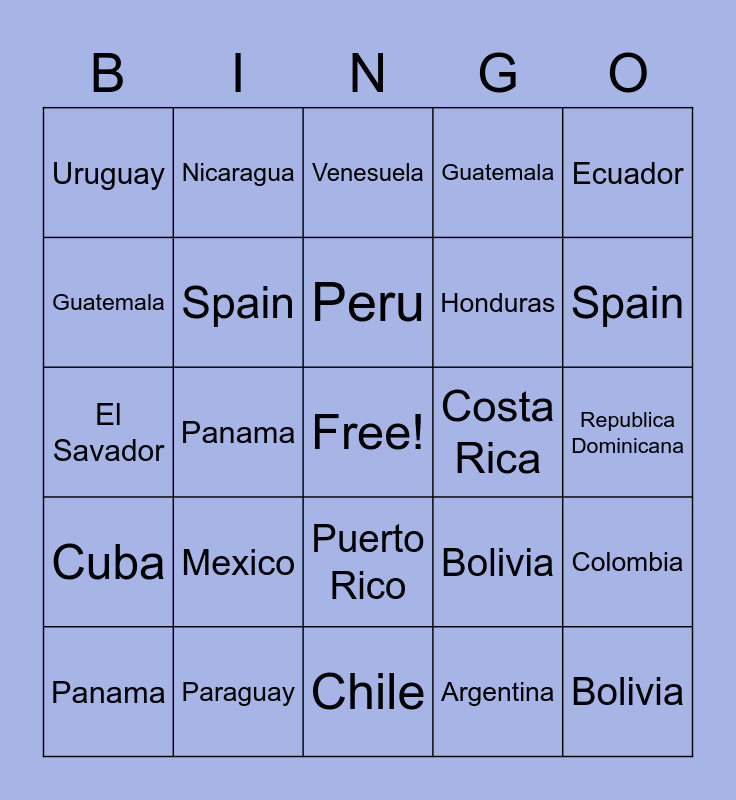 Quel sont les 21 pays où l'on parle espagnol ?
