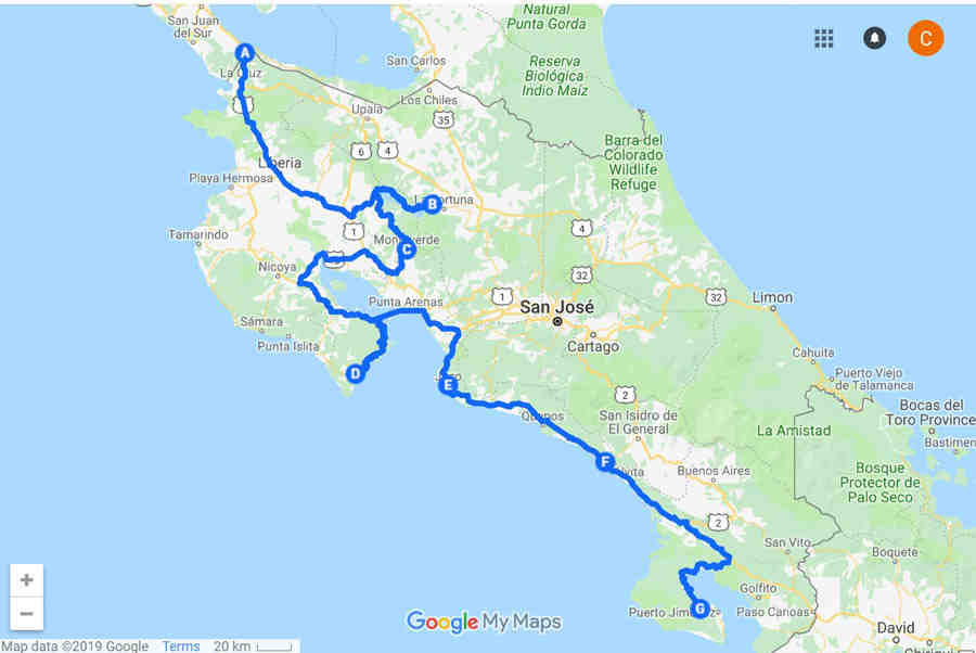 Qu'est-ce qui est interdit au Costa Rica ?
